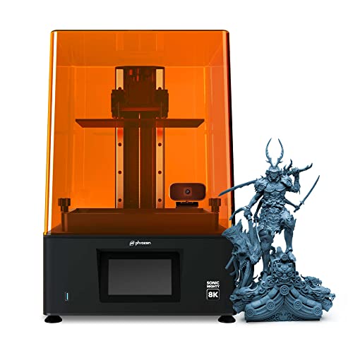 Phrozen Sonic Mighty 8K Resin 3D Drucker | UV-Harz 3D Druckmaschinen mit 10 Zoll 8K Mono-LCD Bildschirm | 28 µm 3D Printer mit Druckgröße 218x123x235mm | geeignet für Profi von PHROZEN