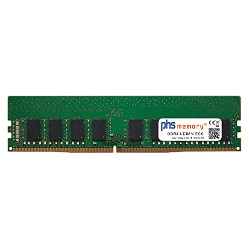 PHS-memory 16GB RAM Speicher kompatibel mit Supermicro X11SCL-F DDR4 UDIMM ECC 2133MHz PC4-2133P-E von PHS-memory