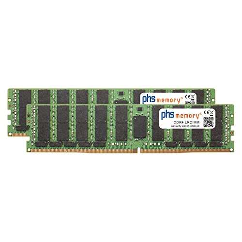 PHS-memory 256GB (2x128GB) Kit RAM Speicher kompatibel mit Apple MacPro7,1 (8-Core + 12-Core CPU) DDR4 LRDIMM 3200MHz PC4-25600-L von PHS-memory