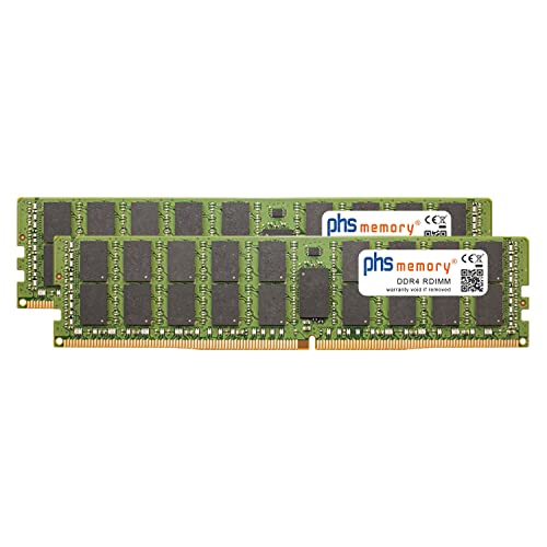 PHS-memory 256GB (2x128GB) Kit RAM Speicher kompatibel mit Apple MacPro7,1 (8-Core + 12-Core CPU) DDR4 RDIMM 3DS 2933MHz PC4-23400-R von PHS-memory