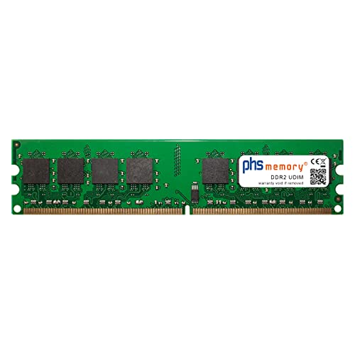 PHS-memory 2GB Drucker-Speicher kompatibel mit UTAX CDC 1840 DDR2 UDIMM 667MHz PC2-5300U von PHS-memory