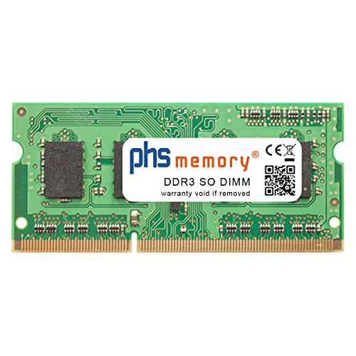 PHS-memory 2GB RAM Speicher kompatibel mit Asus EeeBox PC EB1501P-B077E DDR3 SO DIMM 1333MHz PC3-10600S von PHS-memory