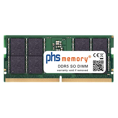 32GB RAM Speicher kompatibel mit MSI Raider GE76 12UH-096FR DDR5 SO DIMM 4800MHz PC5-38400-S von PHS-memory