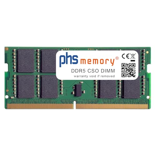 PHS-memory 64GB RAM Speicher kompatibel mit HP Omen 16-am0014nt DDR5 CSODIMM 6400MHz PC5-51200S von PHS-memory