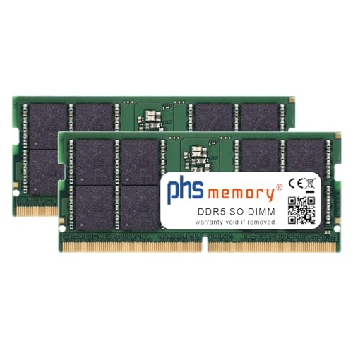 PHS-memory 96GB (2x48GB) Kit RAM Speicher kompatibel mit HP ZBook Fury 16 G9 DDR5 SO DIMM 4800MHz PC5-38400-S von PHS-memory