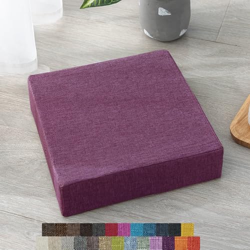 PHUSTJKL Stuhlkissen 30X30X8CM, Quadratisch Sitzkissen mit Abnehmbarem Bezug, rutschfest Bequem Weiches Stuhlauflage Polsterauflage Gartenkissen, Auflage für Außen Oder Innen, Garten, Büro-14# PHUSTJKL Stuhlkissen 30X30X8CM, Quadratisch Sitzkissen mit Abnehmbarem Bezug, rutschfest Bequem Weiches Stuhlauflage Polsterauflage Gartenkissen, Auflage für Außen Oder Innen, Garten, Büro-14# von PHUSTJKL