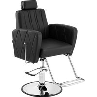 Friseurstuhl mit Fußstütze höhenverstellbar Barber-Stuhl 200 kg Dudley Black von PHYSA