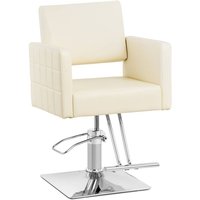 Friseurstuhl mit Fußstütze höhenverstellbar Barberstuhl 150 kg Ribbleton creme von PHYSA