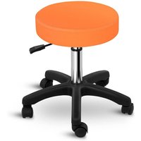 Physa - Rollhocker Bürohocker Drehhocker Praxishocker Arbeitshocker Hocker Orange von PHYSA