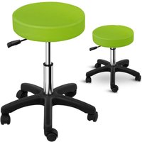 Rollhocker Bürohocker Drehhocker Praxishocker Arbeitshocker Hocker Gasfeder Grün Rollhocker Bürohocker Drehhocker Praxishocker Arbeitshocker Hocker Gasfeder Grün von PHYSA