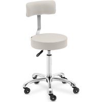 Rollhocker höhenverstellbar wells beige Friseurhocker Kosmetikhocker 150 kg von PHYSA