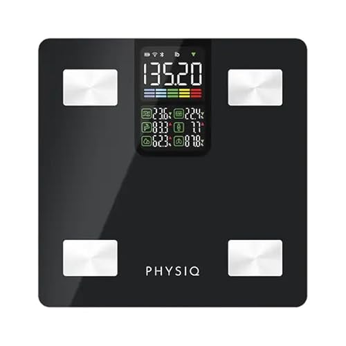 PHYSIQ Personenwaage Digital Körperwaage Waage Personen | Weight Scale Digitale Personenwaagen mit Körperfettanalyse | Körperfettmessgerät Personenwage Analysewaage von PHYSIQ