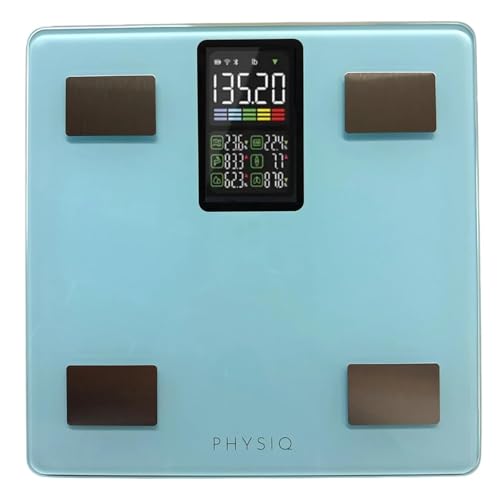 PHYSIQ Personenwaage Digital Körperwaage Waage Personen | Weight Scale Digitale Personenwaagen mit Körperfettanalyse | Körperfettmessgerät Personenwage Analysewaage PHYSIQ Personenwaage Digital Körperwaage Waage Personen | Weight Scale Digitale Personenwaagen mit Körperfettanalyse | Körperfettmessgerät Personenwage Analysewaage von PHYSIQ