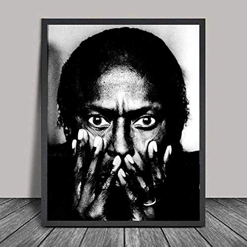 PHhomedecor Leinwanddrucke Poster,Miles Davis Poster Jazz Musik Star Poster Und Drucke Wandkunst Dekor Leinwand Malerei Kunst Wohnkultur,50X70Cm Ohne Rahmen Bild,Ph-115 von PHhomedecor