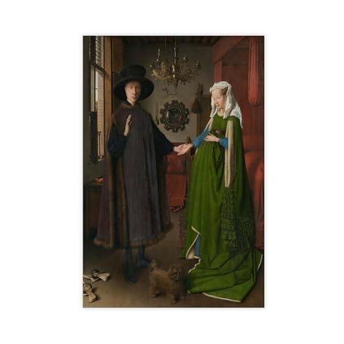 The World's Top 100 Paintings The Arnolfini Portrait by Jan Van Eyck Art Wall Decoration Poster Family Bar Restaurant Garage Cafe Art Sign Gift Unframe The World's Top 100 Paintings The Arnolfini Portrait by Jan Van Eyck Art Wall Decoration Poster Family Bar Restaurant Garage Cafe Art Sign Gift Unframe von PIANK