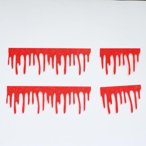 PIAOLGYI Halloween-Bücherregal-Dekoration (rot) von PIAOLGYI