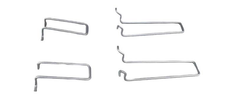 PIC - Stein Blumenkastenhalter 1 Set, 1-St., 1 Set besteht aus 4 Haken, verzinkter Stahldraht für Doppelstab Gitter Gabionen von PIC - Stein