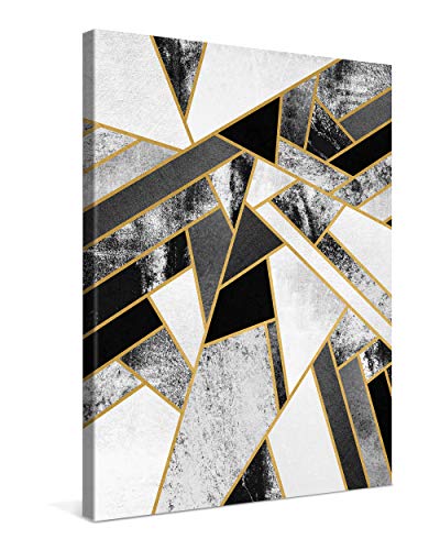 PICANOVA – Fragments 75x100cm – Premium Leinwanddruck – Kunstdruck Auf 2cm Holz-Keilrahmen Für Schlaf- Und Wohnzimmer Von Elisabeth Fredriksson von PICANOVA