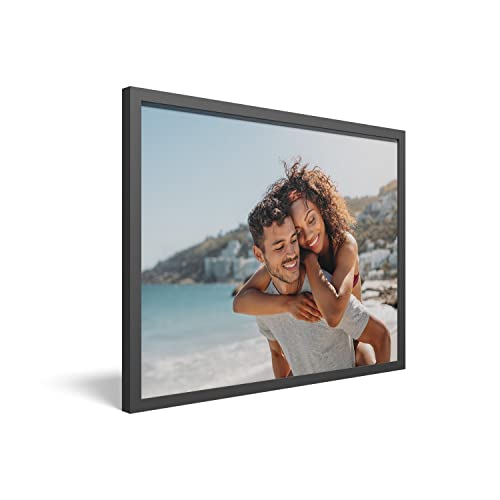 PICANOVA Foto im Rahmen – Personalisierte Leinwand Bilder – Bilderrahmen & Kunstdrucke – Fotoboard und Bilderrahmen Dein Foto als Fotodruck Bild – Personalisiertes Foto Geschenk – 30x20cm von PICANOVA