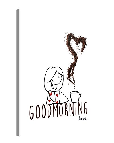 PICANOVA – Good Morning 40x30cm – Premium Leinwanddruck – Kunstdruck Auf 2cm Holz-Keilrahmen Für Schlaf- Und Wohnzimmer Von Virgola Art PICANOVA – Good Morning 40x30cm – Premium Leinwanddruck – Kunstdruck Auf 2cm Holz-Keilrahmen Für Schlaf- Und Wohnzimmer Von Virgola Art von PICANOVA