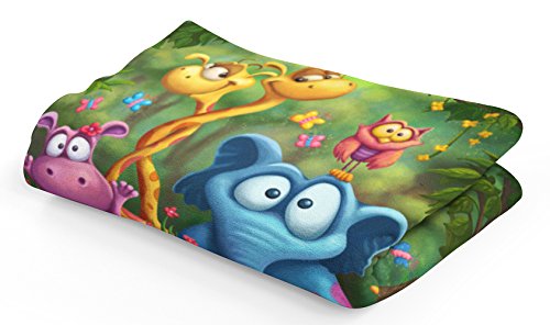 PICANOVA – Jungle Boogie 150x100cm – Extraweiche Kinder Decke, 525g/qm – Absolute Premiumqualität Aus Hautfreundlichem Plüsch – Unschlagbar Weich Und Gemütlich – Design Von TooshToosh PICANOVA – Jungle Boogie 150x100cm – Extraweiche Kinder Decke, 525g/qm – Absolute Premiumqualität Aus Hautfreundlichem Plüsch – Unschlagbar Weich Und Gemütlich – Design Von TooshToosh von PICANOVA