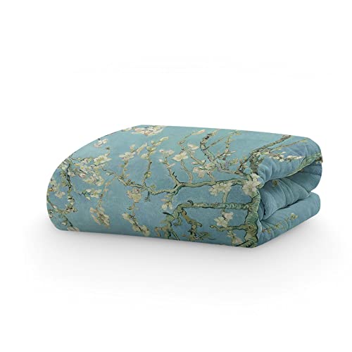 PICANOVA – Kuscheldecke 100x70cm – Vincent Van Gogh Almond Blossom – Decke mit Bild – Premiumqualität Fleecedecke 510g/qm – Unschlagbar Weich Und Gemütlich Fotodecke – Klassische Kunst von PICANOVA
