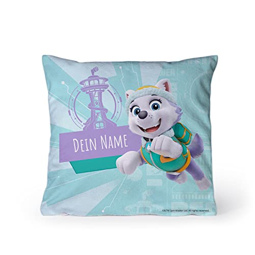 PICANOVA – PAW Patrol Everest Kissen mit Name 30x30cm – mit Füllung – Text individuell Bedruckt – Zierkissen Dekokissen – Schlaf- und Wohnzimmertauglich PICANOVA – PAW Patrol Everest Kissen mit Name 30x30cm – mit Füllung – Text individuell Bedruckt – Zierkissen Dekokissen – Schlaf- und Wohnzimmertauglich von PICANOVA