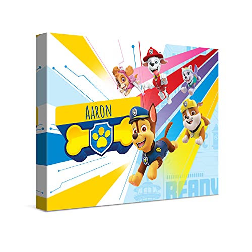 PICANOVA – PAW Patrol Team Leinwandbilder – 40x30cm – Leinwand Premium – Personalisierte Wandbilder – Kinder-Geschenk Leinwanddruck – PAW Patrol Kollektion PICANOVA – PAW Patrol Team Leinwandbilder – 40x30cm – Leinwand Premium – Personalisierte Wandbilder – Kinder-Geschenk Leinwanddruck – PAW Patrol Kollektion von PICANOVA