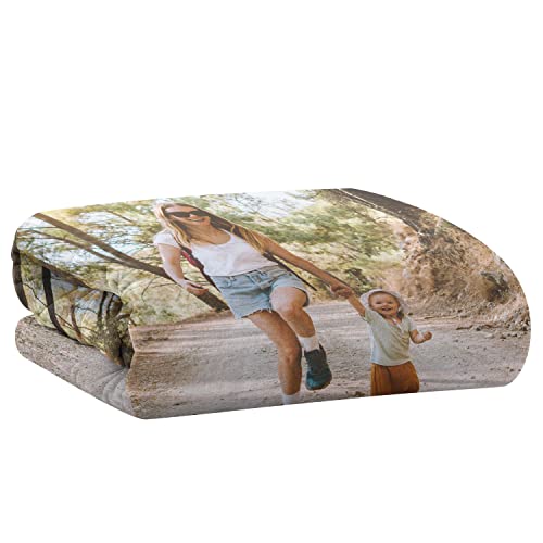 PICANOVA Personalisierte Decke mit Foto 100x70cm – Fotodecke Premiumqualität Fleecedecke 510g/qm – Unschlagbar Weich Und Gemütlich Fotodecke Mit Eigenem Name von PICANOVA