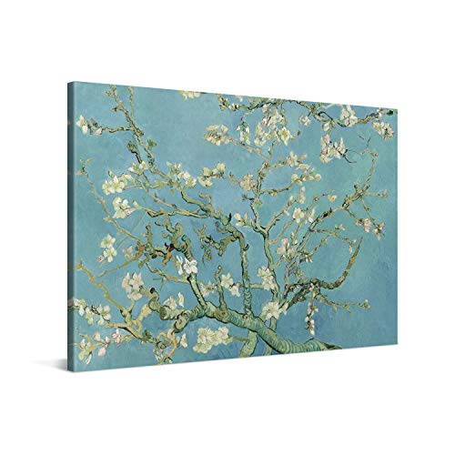 PICANOVA – Vincent Van Gogh Almond Blossom 60x40 cm – Bild auf Leinwand – Leinwandbild – Premium Leinwanddruck – Kunstdruck Auf 2cm Holz-Keilrahmen Für Schlaf- Und Wohnzimmer von PICANOVA