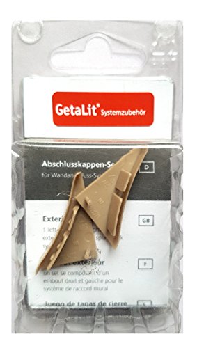 Endkappen für Wandanschlussleiste Plus almond von PICCANTE