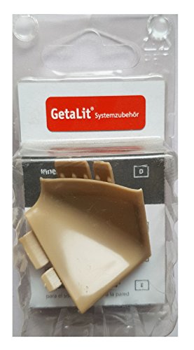 Innenecke für Wandanschlussleiste Plus almond von PICCANTE