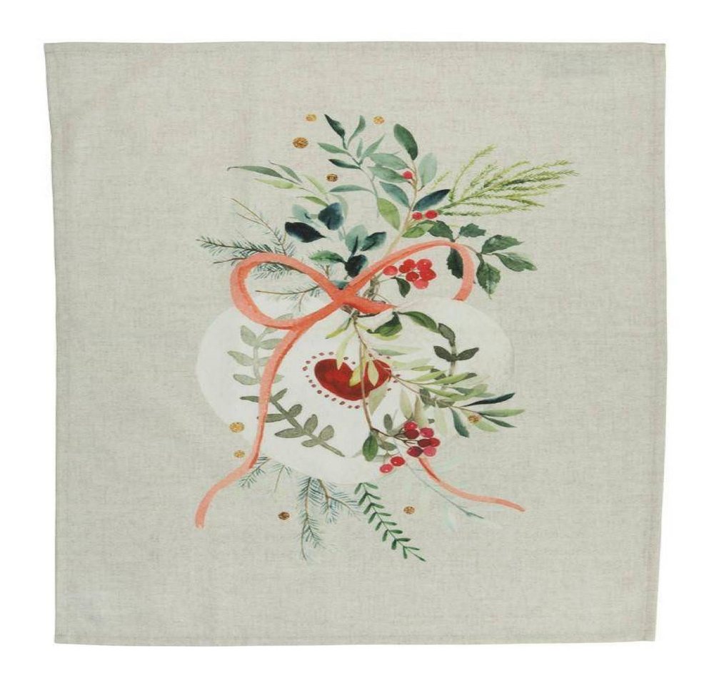 PICHLER Geschirrtuch Finya - X Mas Time Rot, (1x Geschirrtuch 50 x 70 cm), aus 100% Baumwolle von PICHLER