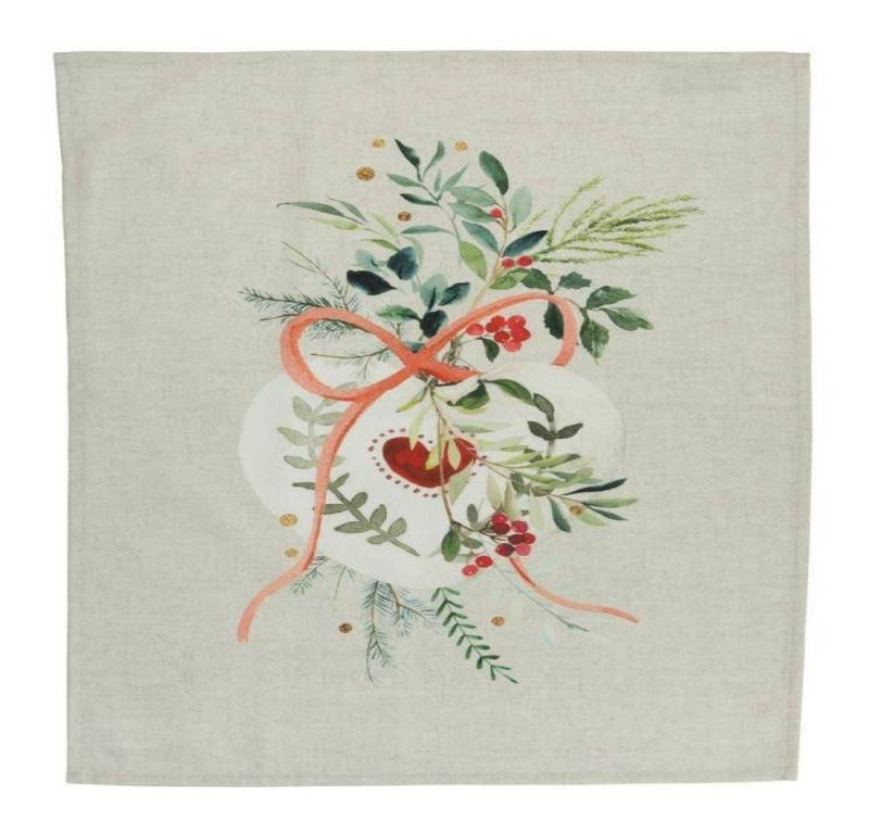 PICHLER Geschirrtuch Finya - X Mas Time Rot, (1x Geschirrtuch 50 x 70 cm), aus 100% Baumwolle von PICHLER