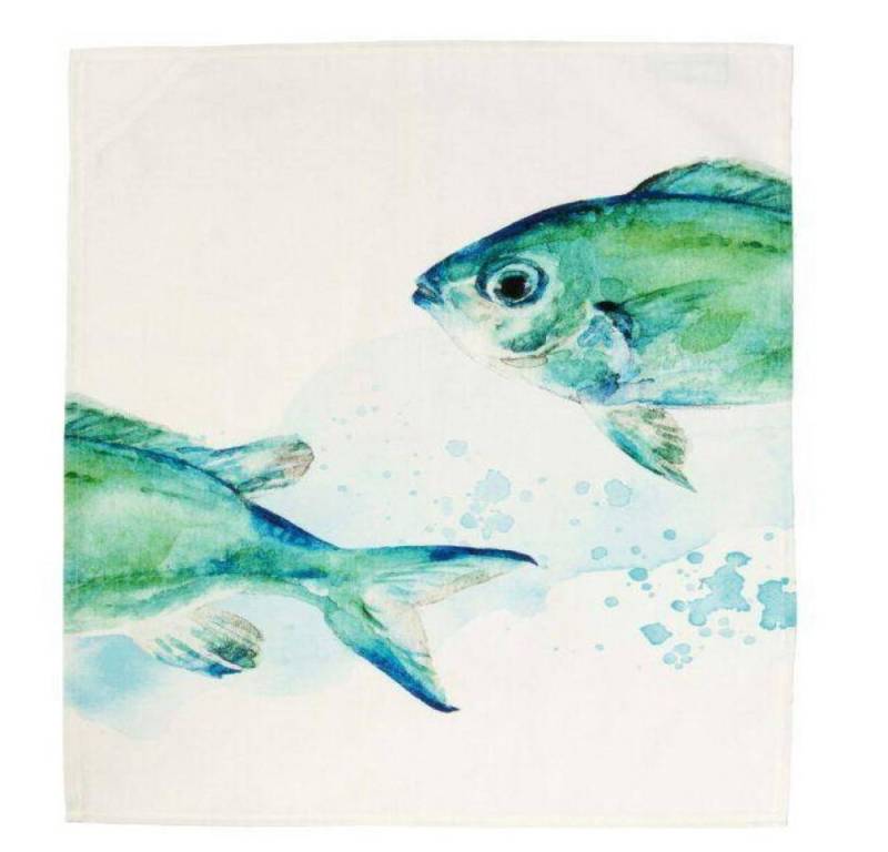 PICHLER Geschirrtuch Fishes, (1x Geschirrtuch 50 x 70 cm), aus 100% baumwolle von PICHLER