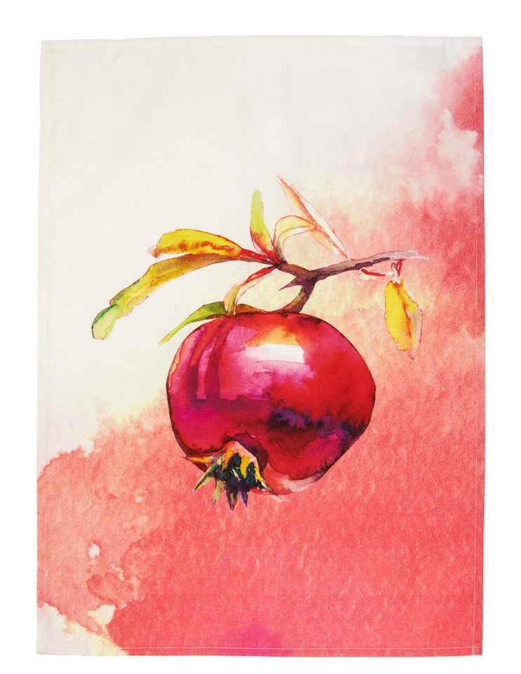 PICHLER Handtücher Pichler Geschirrtuch GRANATAPFEL, rot von PICHLER