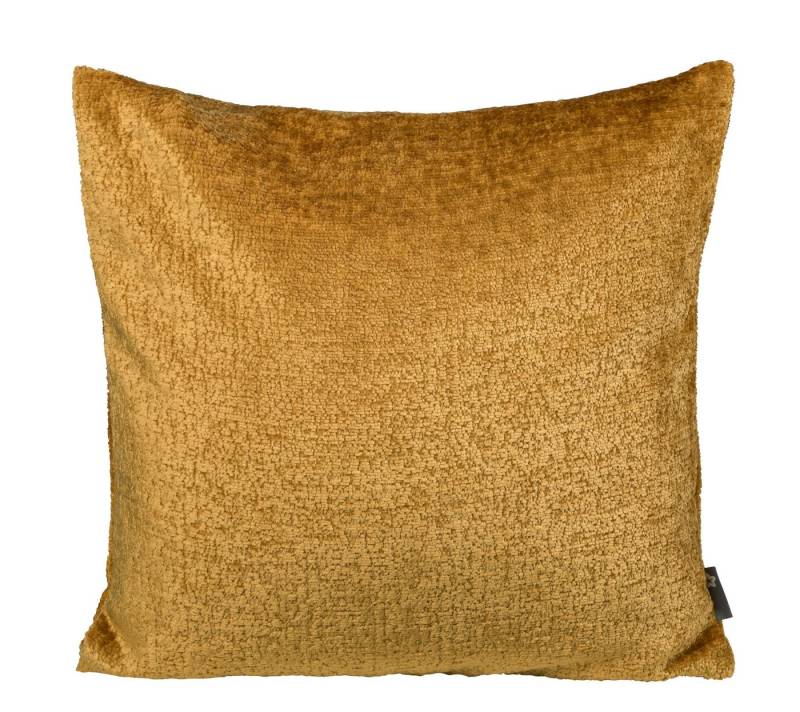 PICHLER Kissenhülle Chenille uni Kissenhülle 2er Set 40 x 40 cm BENISA Rechteck messing, (2 Stück), Kissenbezug für Dekokissen Zierkissen Kissenhülle von PICHLER