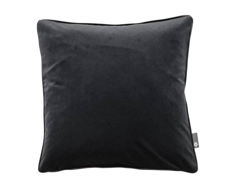 PICHLER Kissenhülle Samtkissen mit Keder uni Kissenhülle 2er Set 51 x 51 cm SALON Rechtec, (2 Stück), Kissenbezug für Dekokissen Zierkissen Kissenhülle von PICHLER