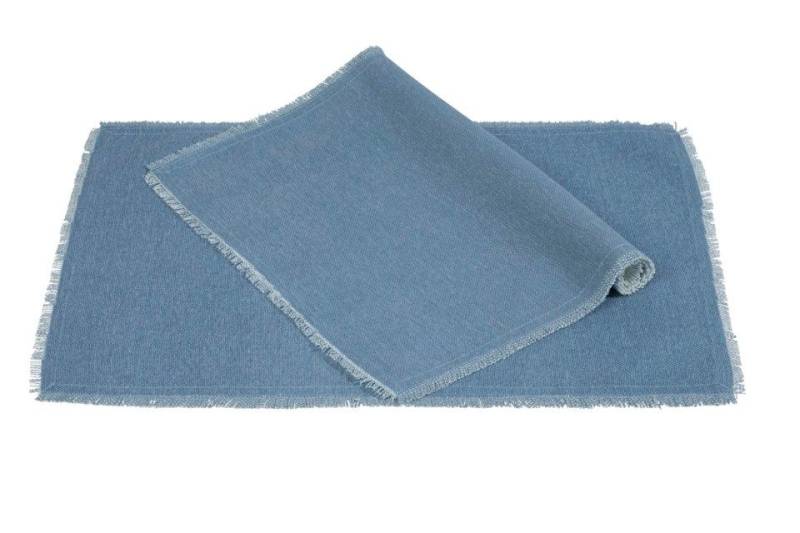 PICHLER Platzset Calvi 33 x 48 cm von Pichler, 100 % Baumwolle, gefranst von PICHLER