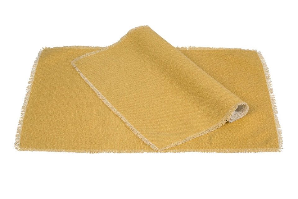 PICHLER Platzset Calvi 33 x 48 cm von Pichler, 100 % Baumwolle, gefranst von PICHLER