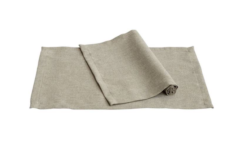 PICHLER Platzset Tischset 6er Set Panama Rechteck 033/048 grau, (Spar-Set, 6-St., 6 Platzdecken), Platzset Tischset Esszimmer Küche von PICHLER