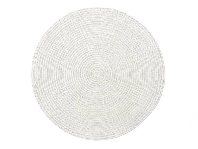 PICHLER Platzset Tischset rund 12er Set Samba Kreis 038 kristall, (Spar-Set, 12-St., 12 Platzdecken), Platzset Tischset Esszimmer Küche von PICHLER