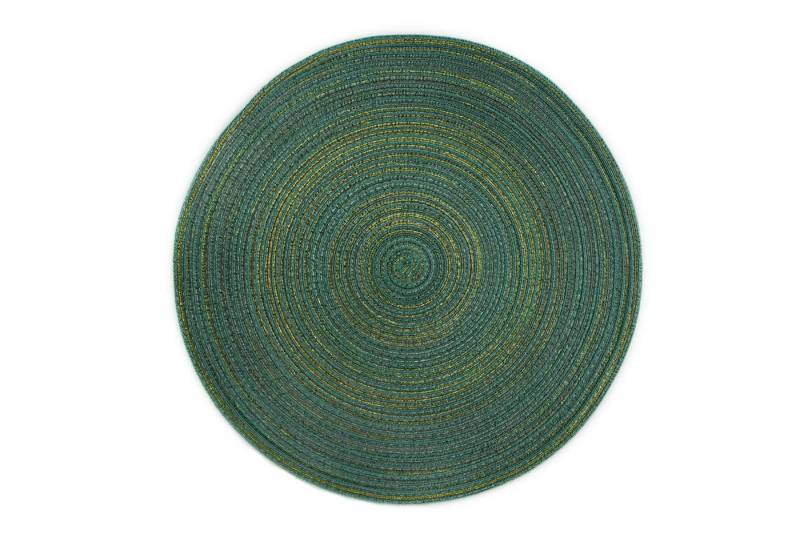 PICHLER Platzset Tischset rund 12er Set Samba Kreis 038 salbei, (Spar-Set, 12-St., 12 Platzdecken), Platzset Tischset Esszimmer Küche von PICHLER