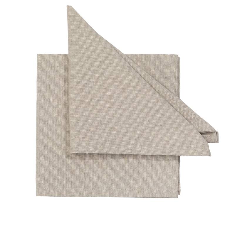 PICHLER Stoffserviette Serviette 6er Set Faro Rechteck 040/040 leinen, (Spar-Set, 6 St., 6 Servietten), Servietten Fest Feier Kommunion von PICHLER