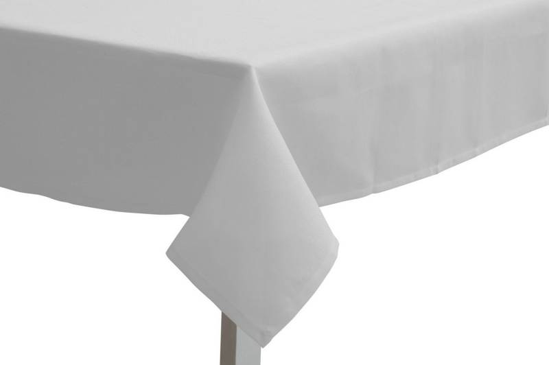 PICHLER Tischdecke Tischdecke Panama Rechteck 130/220 weiß (1-tlg), Tischdecke Tischläufer Fest Feier Kommunion von PICHLER