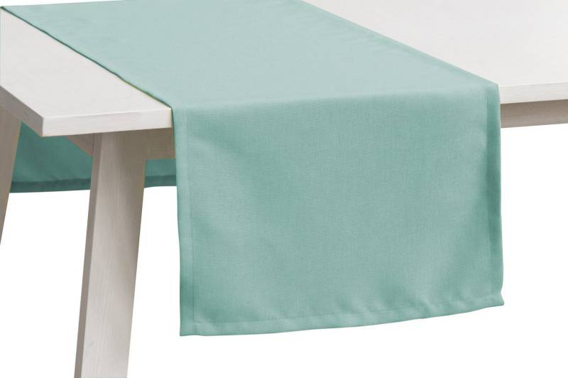 PICHLER Tischdecke Tischläufer Panama Rechteck 050/150 jade (1-tlg), Tischdecke Tischläufer Fest Feier Kommunion von PICHLER