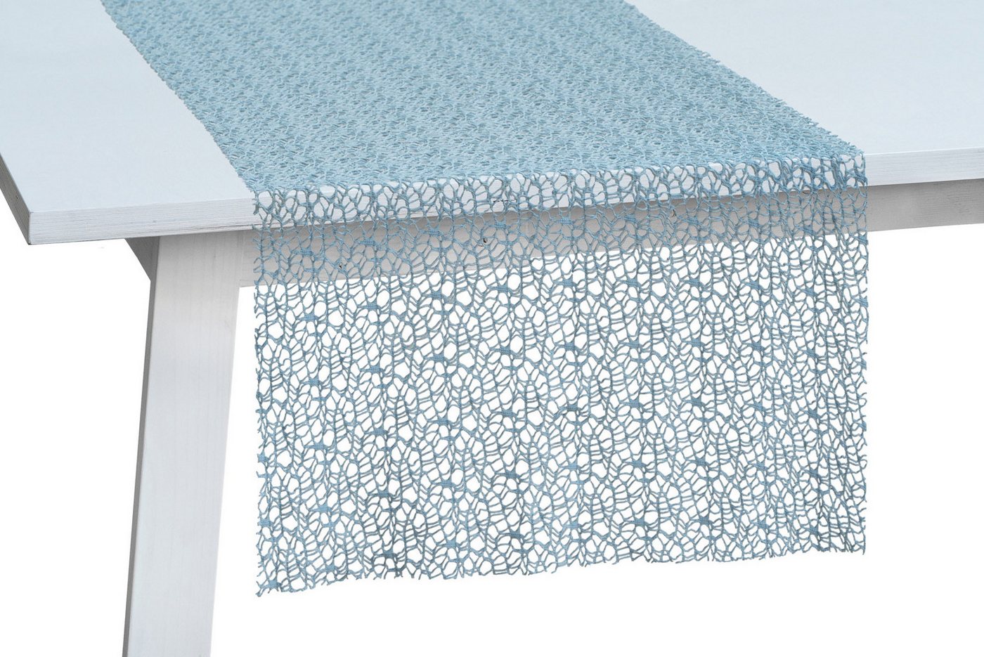 PICHLER Tischläufer Netz uni, gewirkt Tischläufer 4er Set 140 x 45 cm NETWORK Rechteck d (4-tlg, 4 Stück) von PICHLER