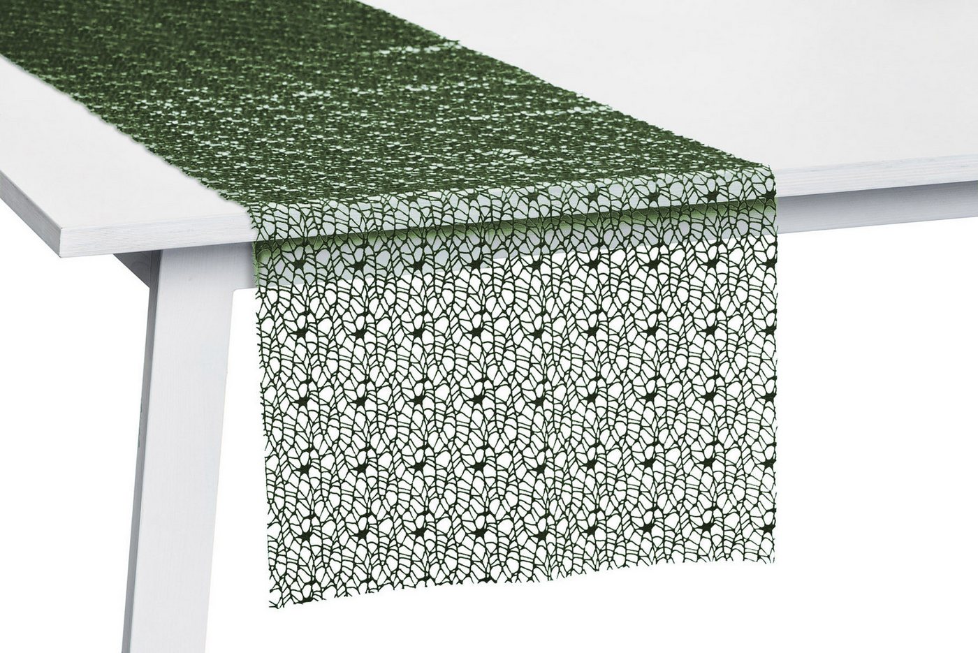 PICHLER Tischläufer Netz uni, gewirkt Tischläufer 4er Set 140 x 45 cm NETWORK Rechteck o (4-tlg, 4 Stück) von PICHLER