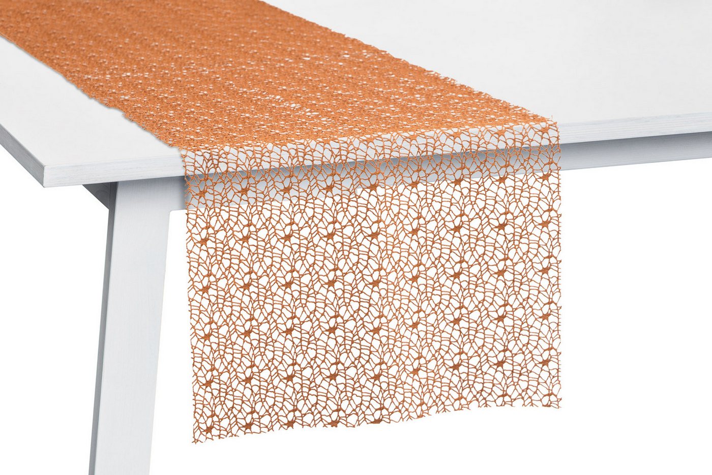 PICHLER Tischläufer Netz uni, gewirkt Tischläufer 4er Set 140 x 45 cm NETWORK Rechteck z (4-tlg, 4 Stück) von PICHLER