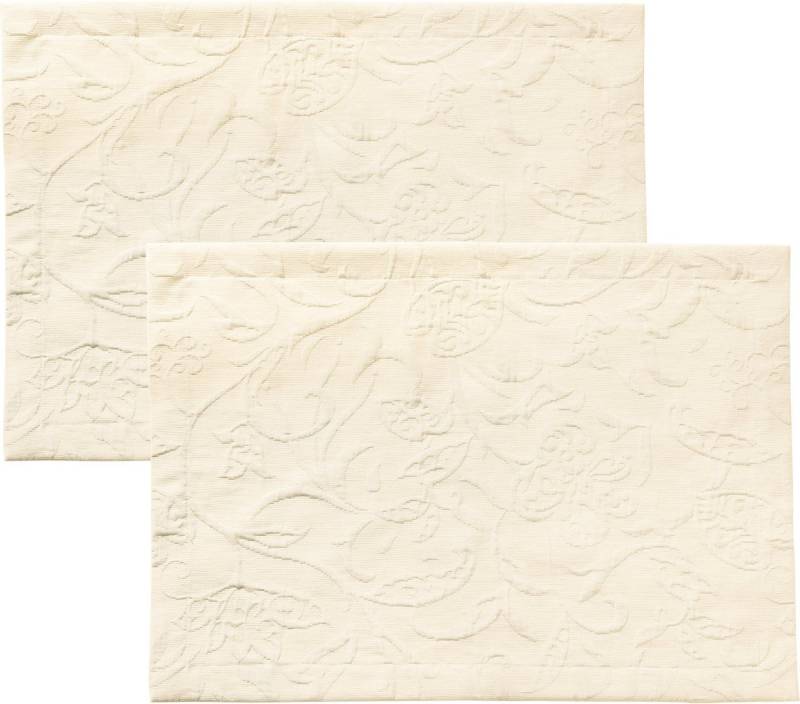 PICHLER Platzset Tischset "Cordoba" 2er-Pack, (2-St), bügelfrei Uni von PICHLER